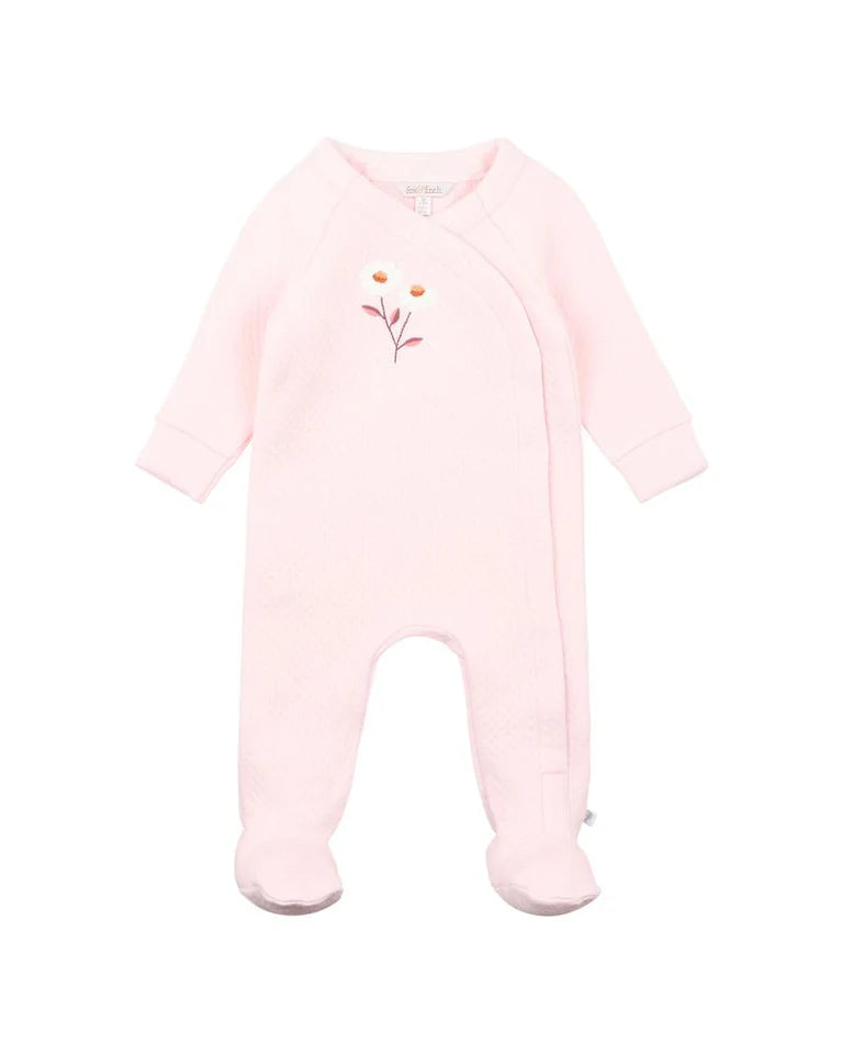 Fox & Finch DAISY QUILTED WRAP ONESIE
