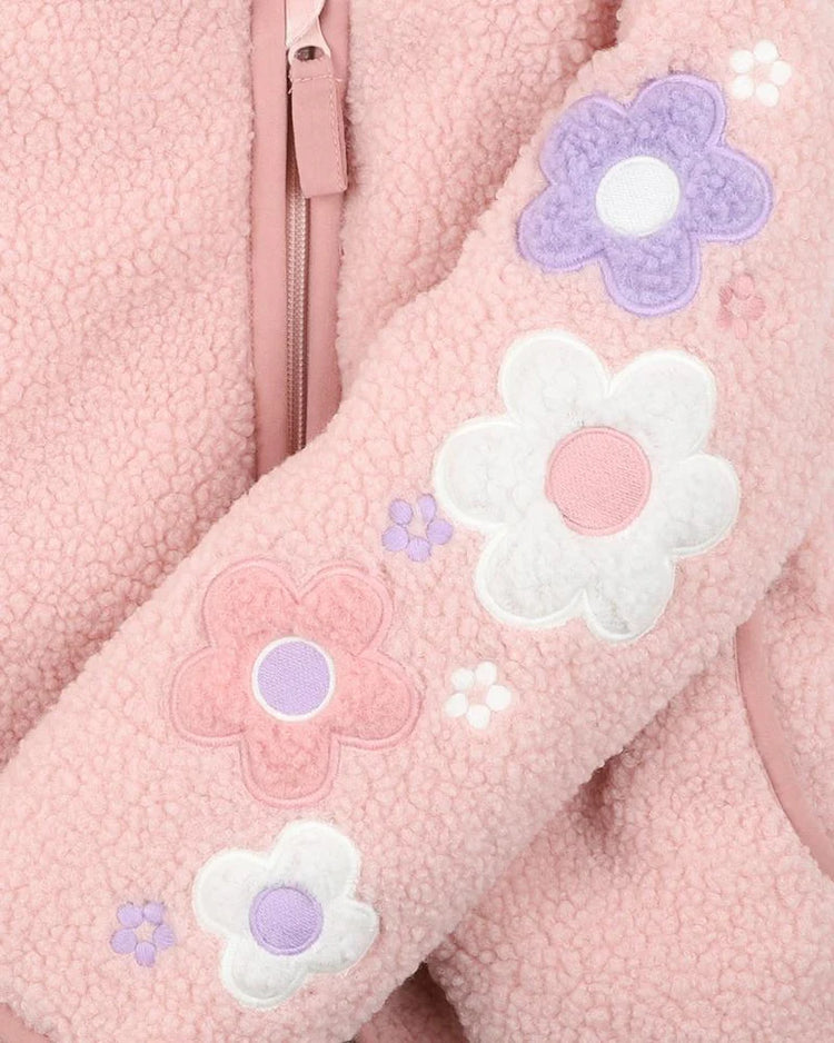 Fox & Finch FLOWER SHERPA JACKET 0-2YRS