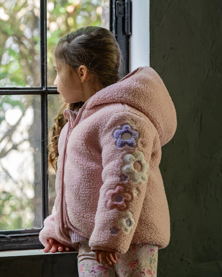 Fox & Finch FLOWER SHERPA JACKET 3-7 YRS