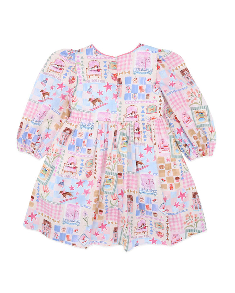 Fox&FinchWINTER VACAY PRINT DRESS 3-7 YRS