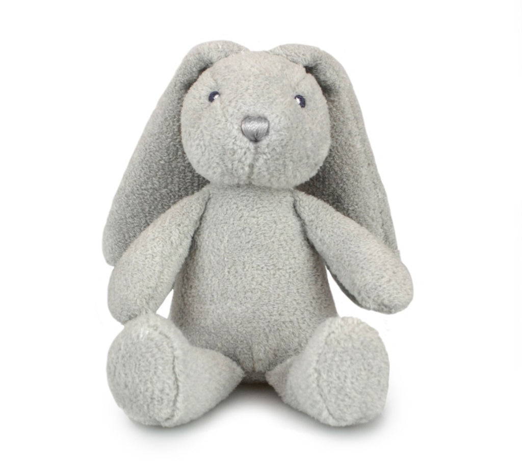 Frankie Rattle Bunny - Grey 20cm