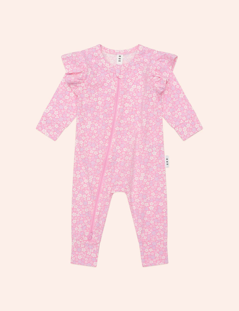 Huxbaby  Ditsy Floral Frill Romper