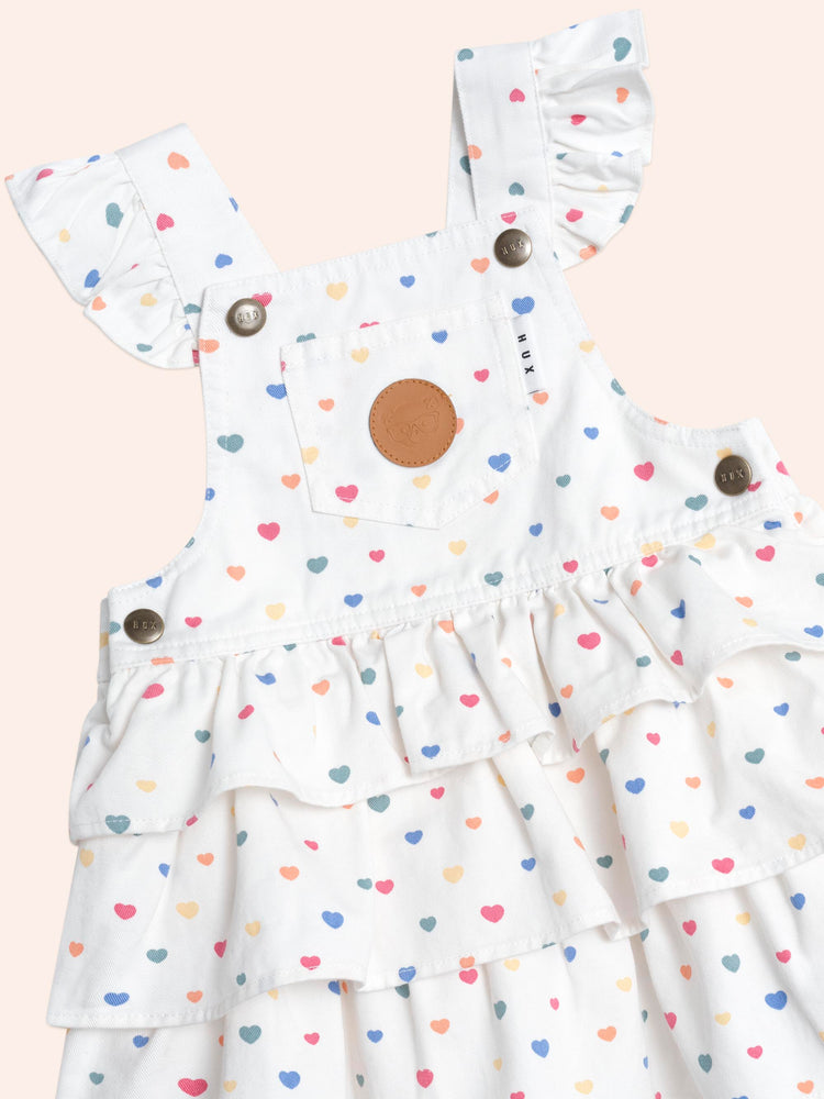 Huxbaby Hux Heart Cake Pinafore Dress