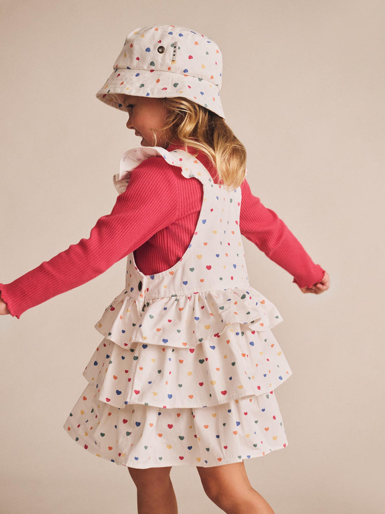 Huxbaby Hux Heart Cake Pinafore Dress