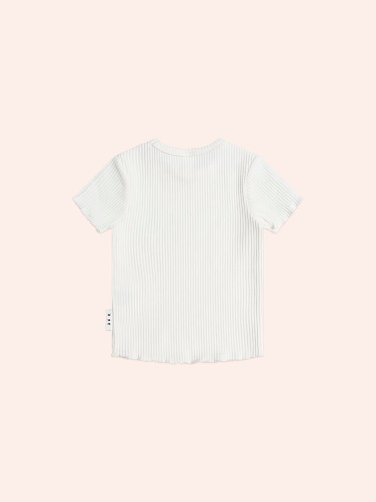 Huxbaby Almond Milk Rib Tee