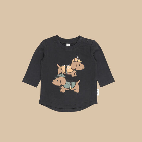 Huxbaby DINO DOG PALS TOP (0-8Y)