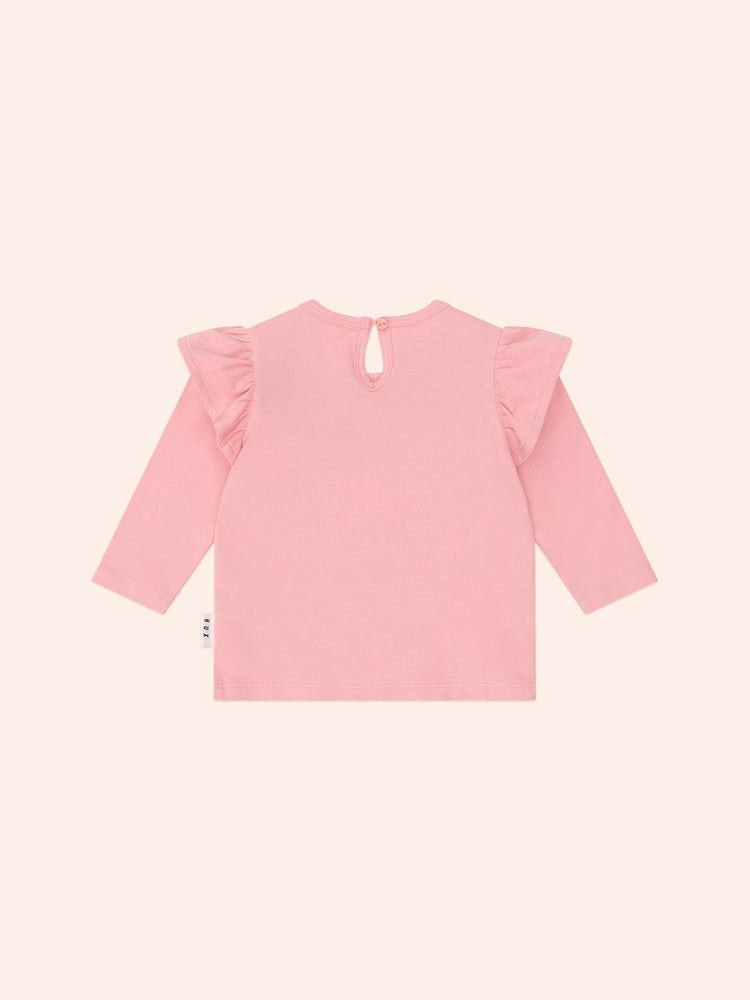 Huxbaby WHIMSICAL UNICORN FRILL TOP