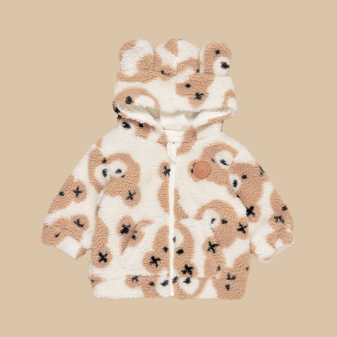 Huxbaby  Huxbear Sherpa Hoodie (3M-8Y)
