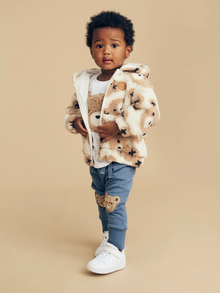Huxbaby Huxbear Sherpa Hoodie (3M-8Y)