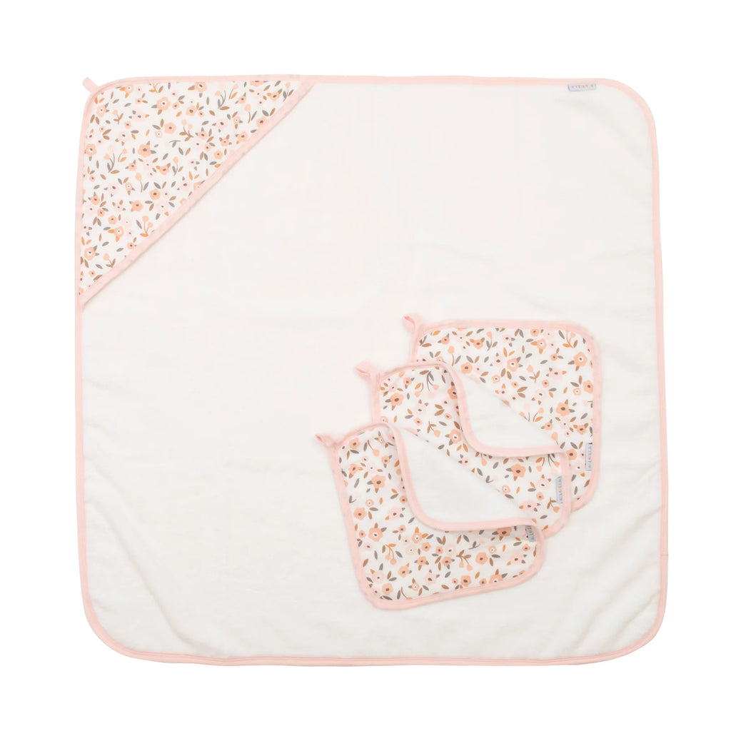 ALL4ELLA Baby hooded towel - Floral Bouquet