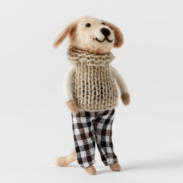 Jiggle & Giggle Brian Felt Dog