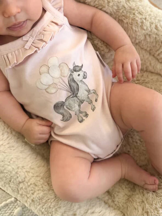 Aster&Oak DAPPLE PONY SINGLET ONESIE