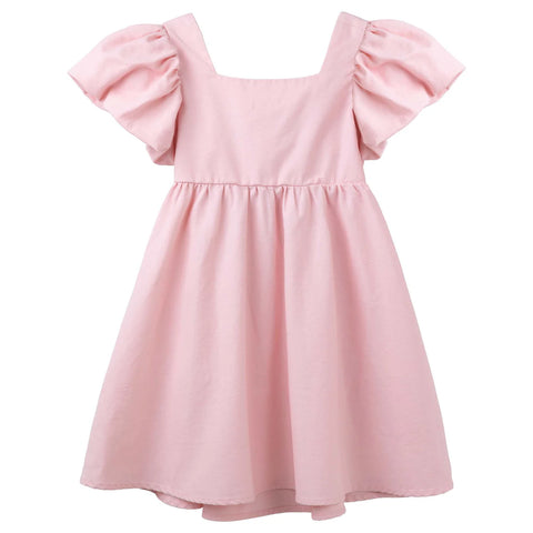 Desinger Kidz Grace Tie Back Dress - Pink