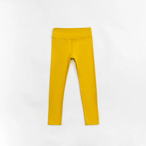 Lesimo Girls  MellowTouch Collection Leggings - Mustard Yellow