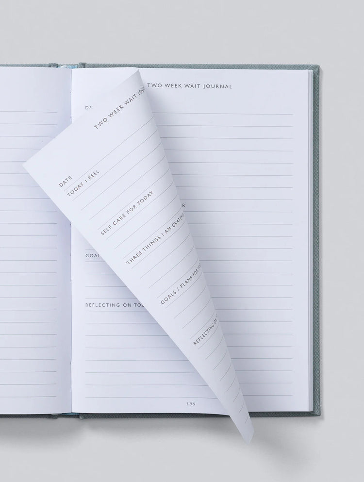 Write to Me IVF Journal. Grey