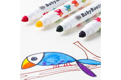 WASHABLE MARKERS -BABY ROO 12 COLORS