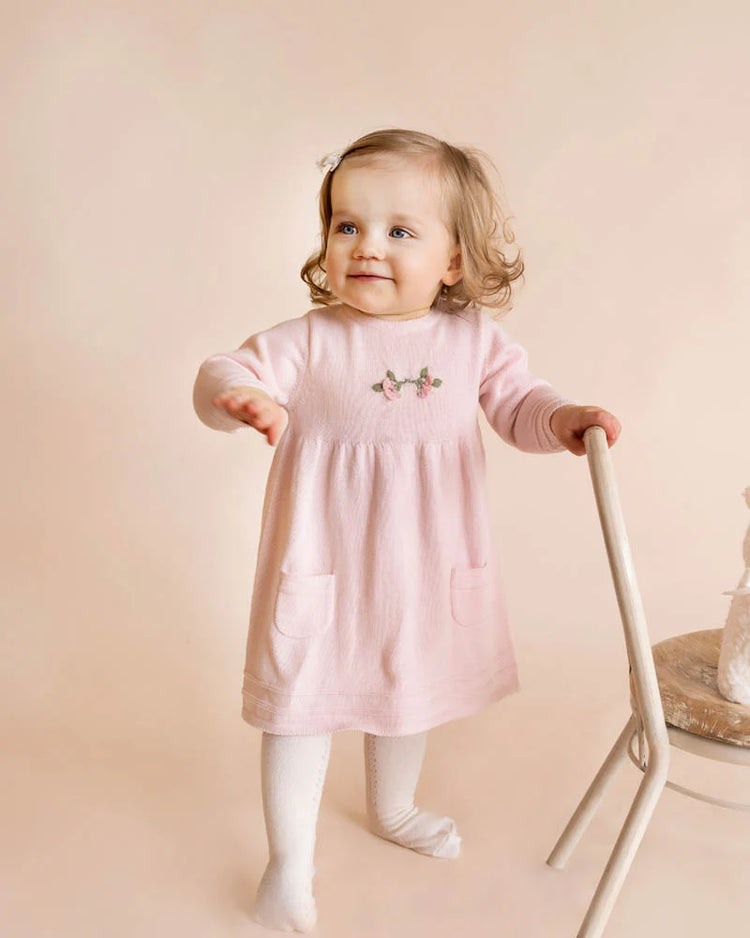 BEBE CHARLIE ORGANIC KNITTED DRESS