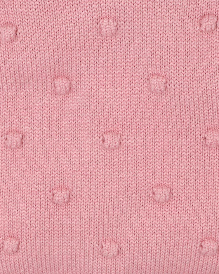 BEBE CHARLIE BOBBLE KNITTED CARDIGAN
