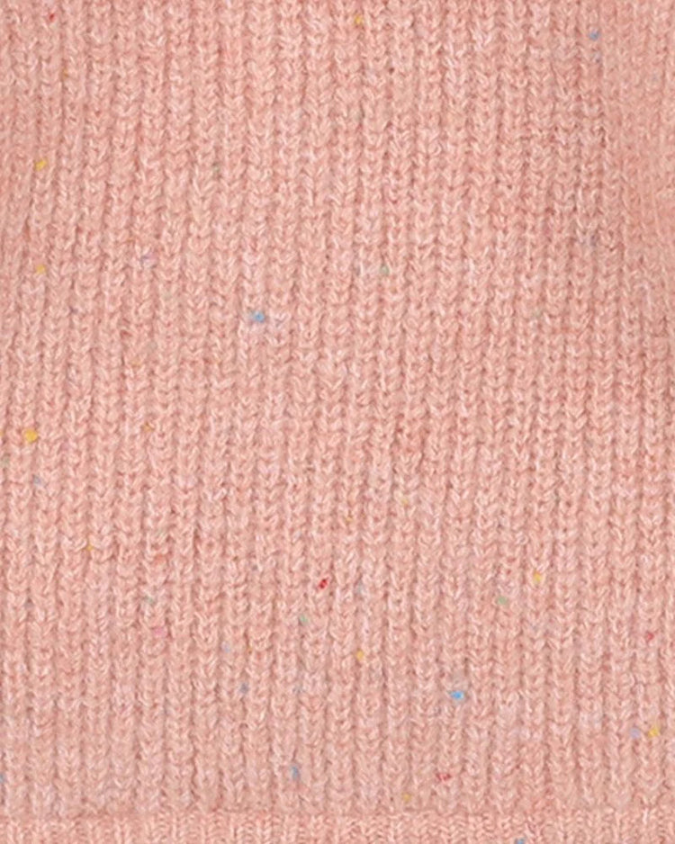 BEBE ROSE KNITTED HOODED CARDIGAN
