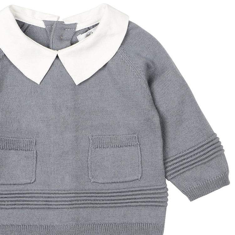 BEBE RALPH JUMPER WITH COLLAR (SIZE 000-0)