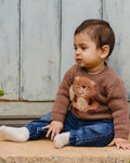 BEBE MYLES BEAVER KNITTED JUMPER