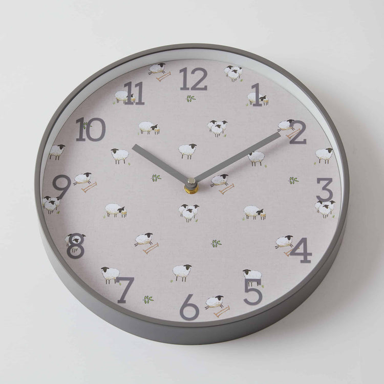 Jiggle & Giggle Counting Sheep Wall Clock