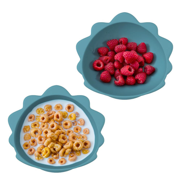 Melii LUXE SILICONE SUCTION BOWLS 2PK (DINOSAUR)