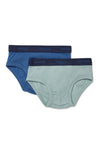 Marquise Boys Cobalt Blue & Green Underwear 2 Pack