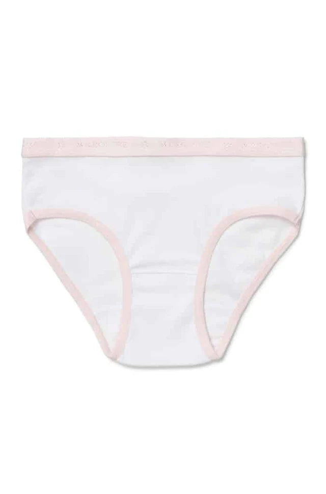 Marquise Girls Hot Pink & White Underwear 2 Pack