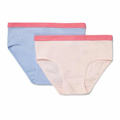 Marquise Girls Powder Blue & Pink Underwear 2 Pack