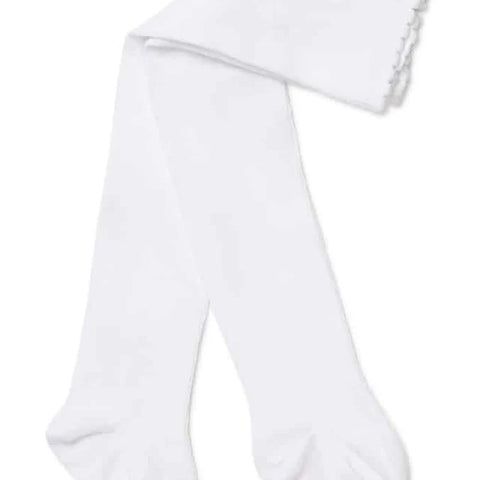 Marquise White Kitted Cotton Tight