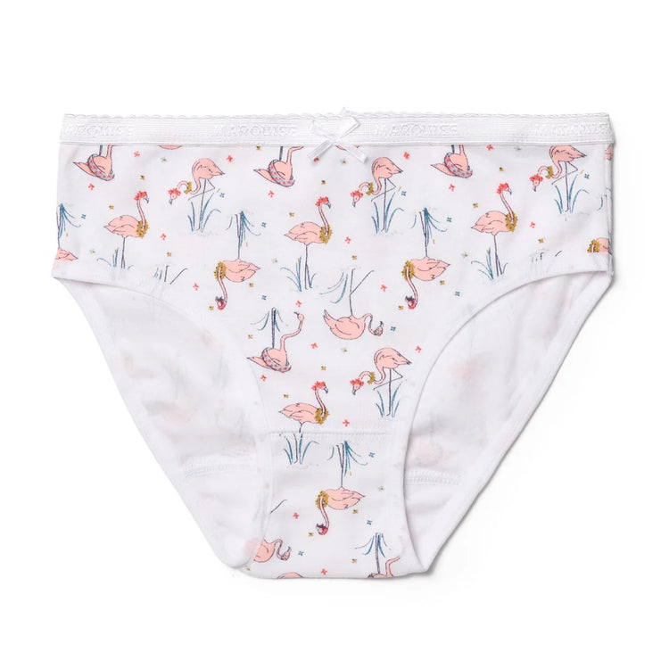 Marquise Girls Flamingo Underwear 2 Pack