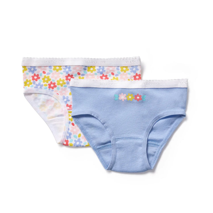 Marquise Blue Floral Underwear 2 Pack