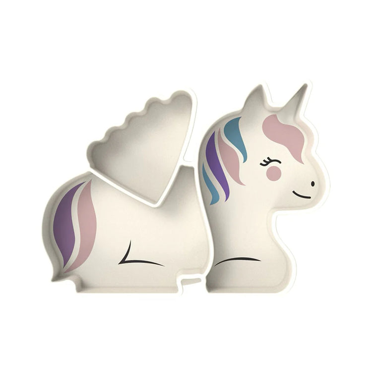 Melii Luxe Divided Silicone Suction Plate- Unicron