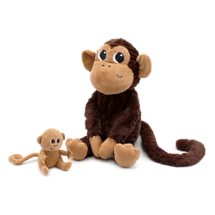 Les Ptipotos Zazou the Monkey, Mum & Baby