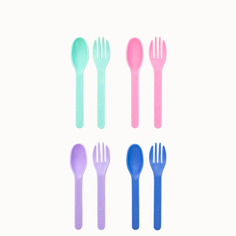 MontiiCo Out & About Cutlery Set - Pastel