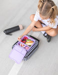 Montii Co Lunch Bag- Black Gingham