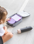 Montii Co Lunch Bag- Black Gingham