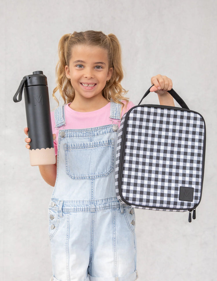 Montii Co Lunch Bag- Black Gingham