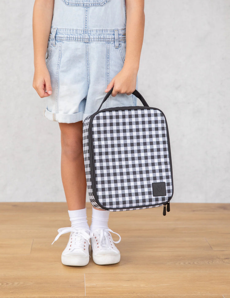 Montii Co Lunch Bag- Black Gingham