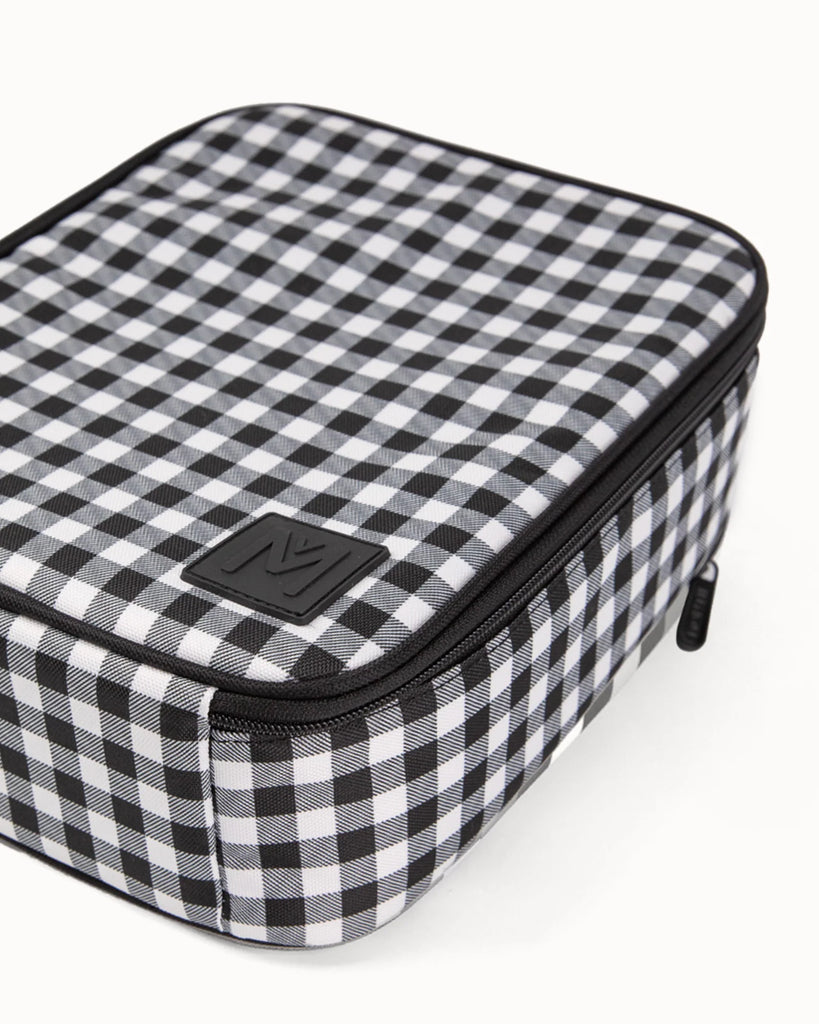 Montii Co Lunch Bag- Black Gingham