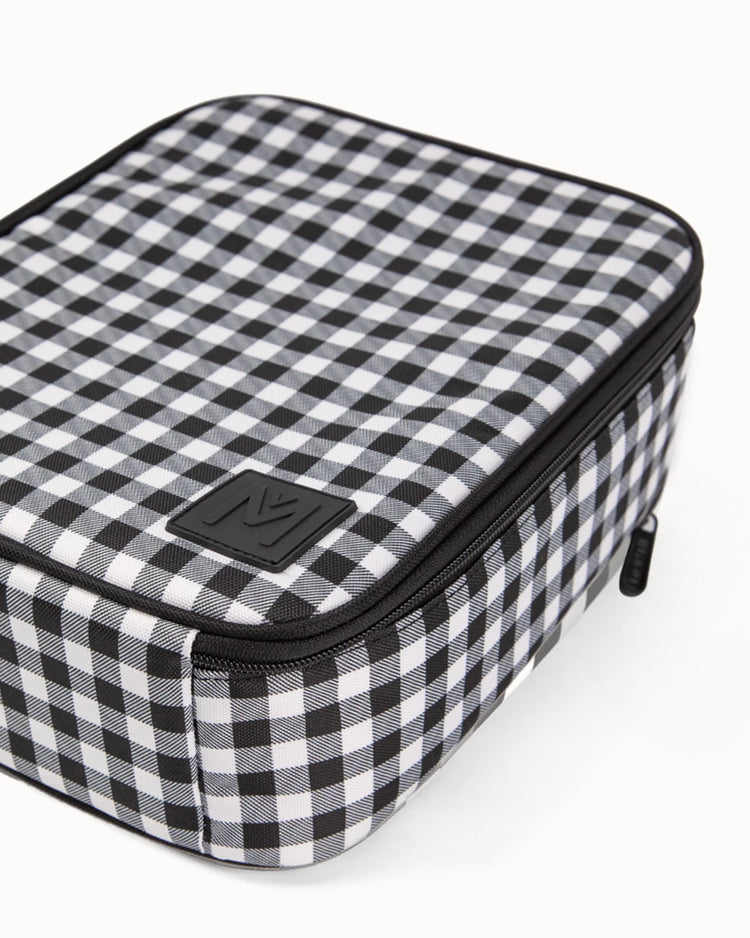 Montii Co Lunch Bag- Black Gingham