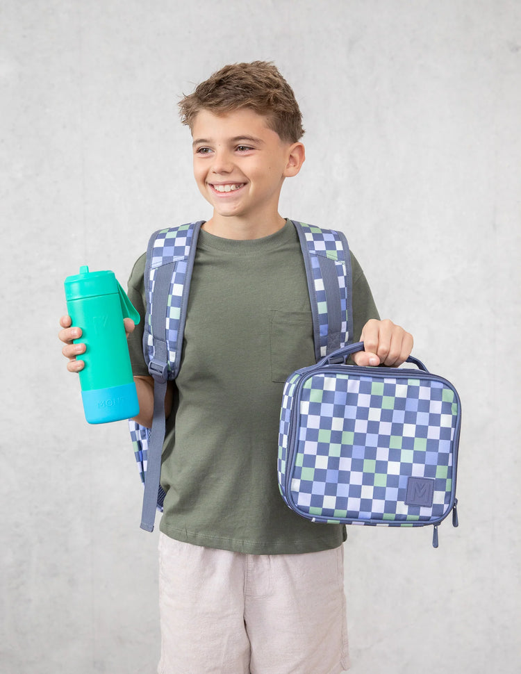 MontiiCo Medium Lunch Bag- Checkmate