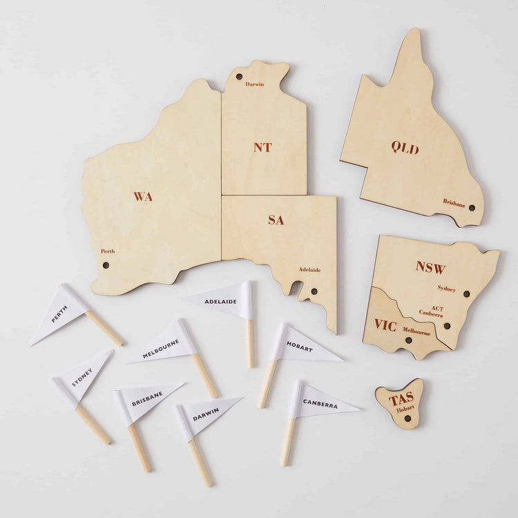 Nordic Kids Map Of Australia Puzzle