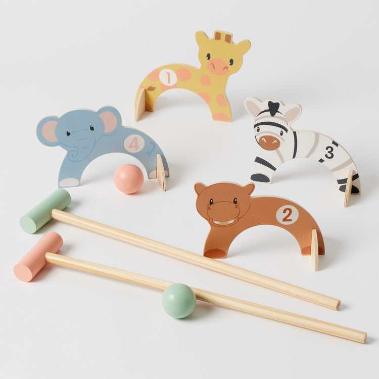 Studio Circus Animal Croquet Set
