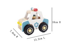 CALM & BREEZY VEHICLE WITH RUBBER WHEELS PACK OF 5