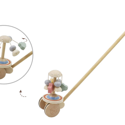CALM & BREEZY PUSH ALONG SPINNING CAROUSEL
