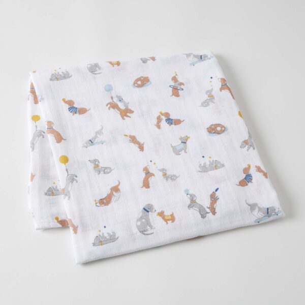 Jiggle & Giggle Puppy Play Muslin Wrap