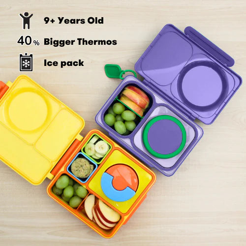 OmieBox UP Hot & Cold Bento Box- Glaxy Purple