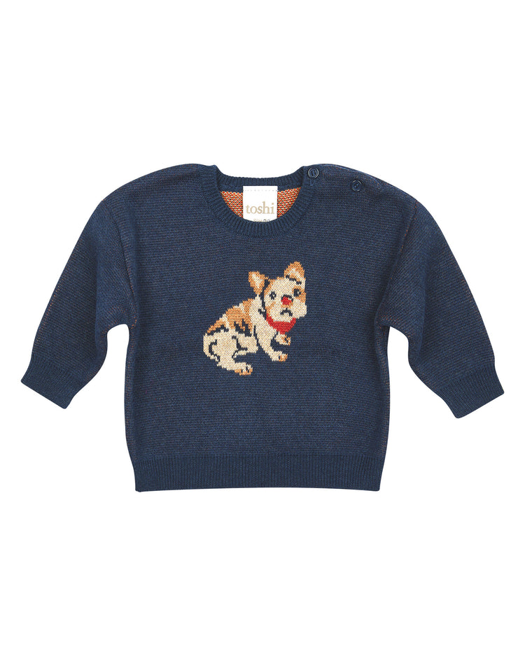 Toshi Organic Pullover Storytime -Frenchie